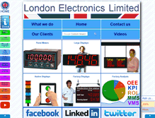 Tablet Screenshot of london-electronics.com
